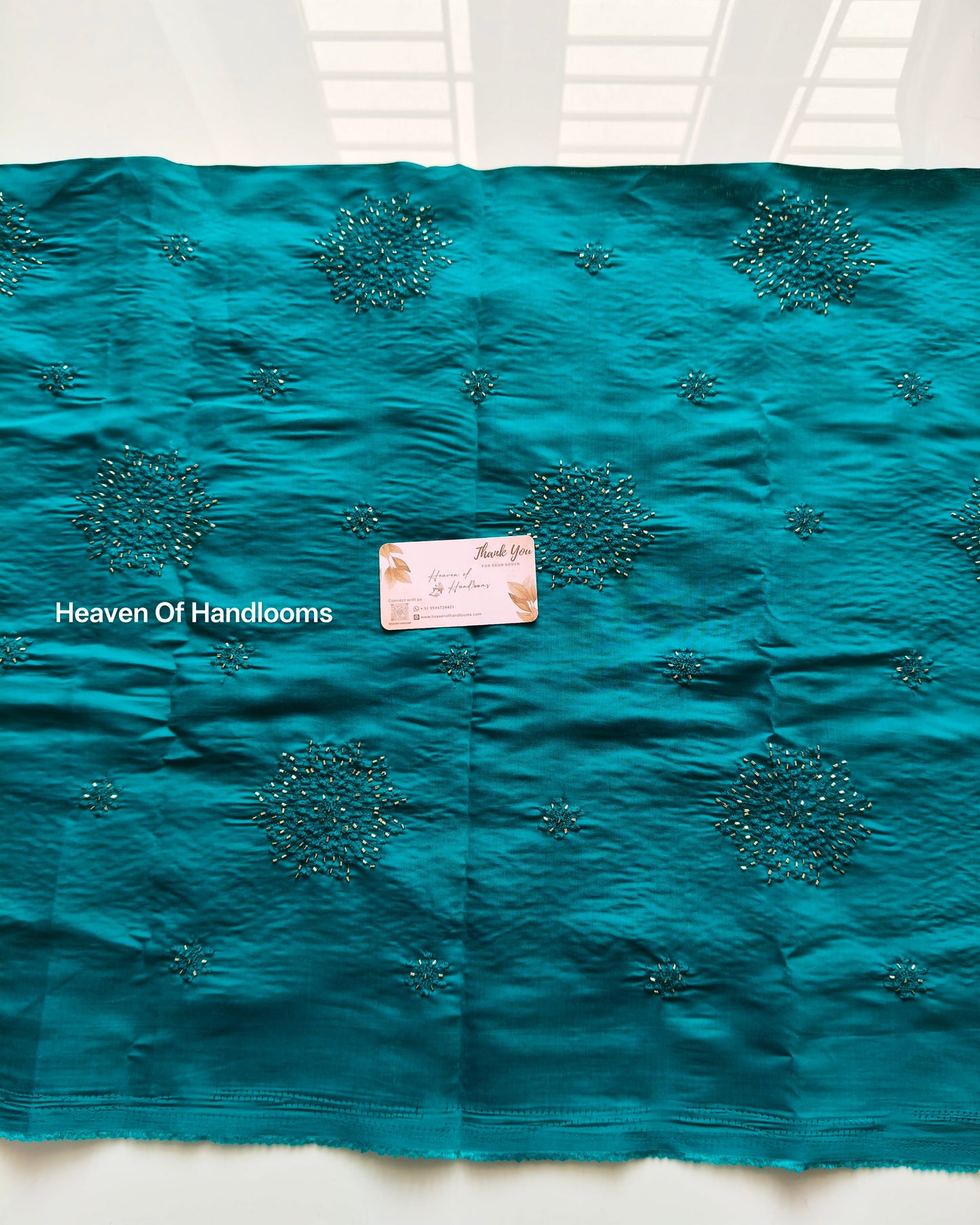 Blouse Material -Teal Blue