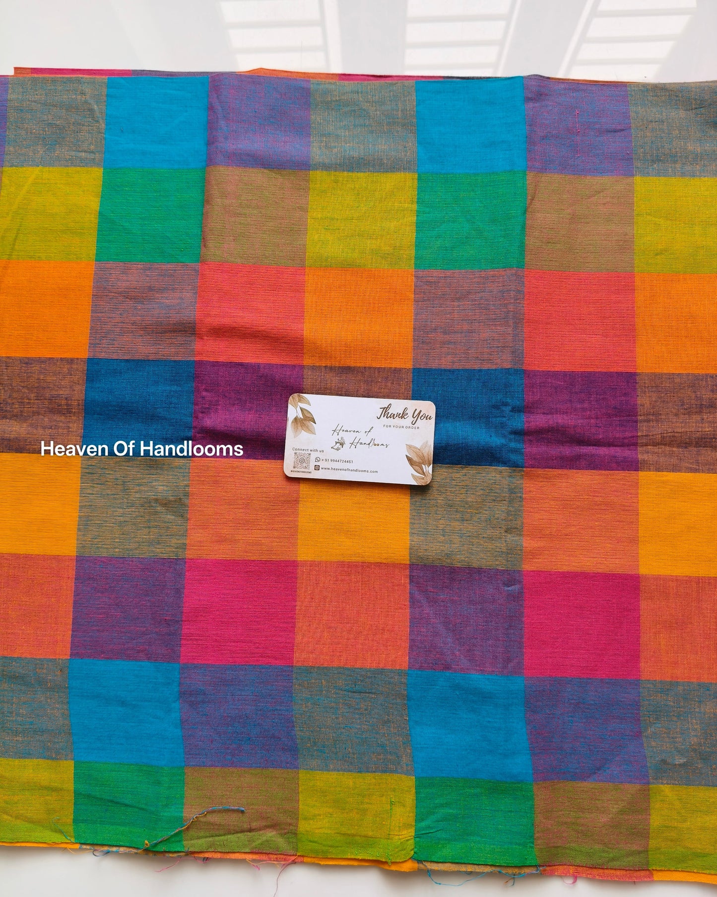 Blouse Material -Madras Check
