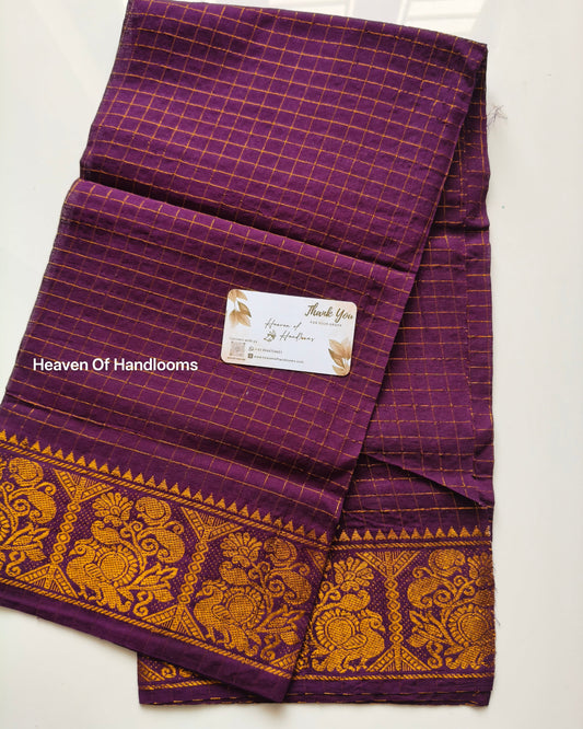 Blouse Material -Violet Mayil