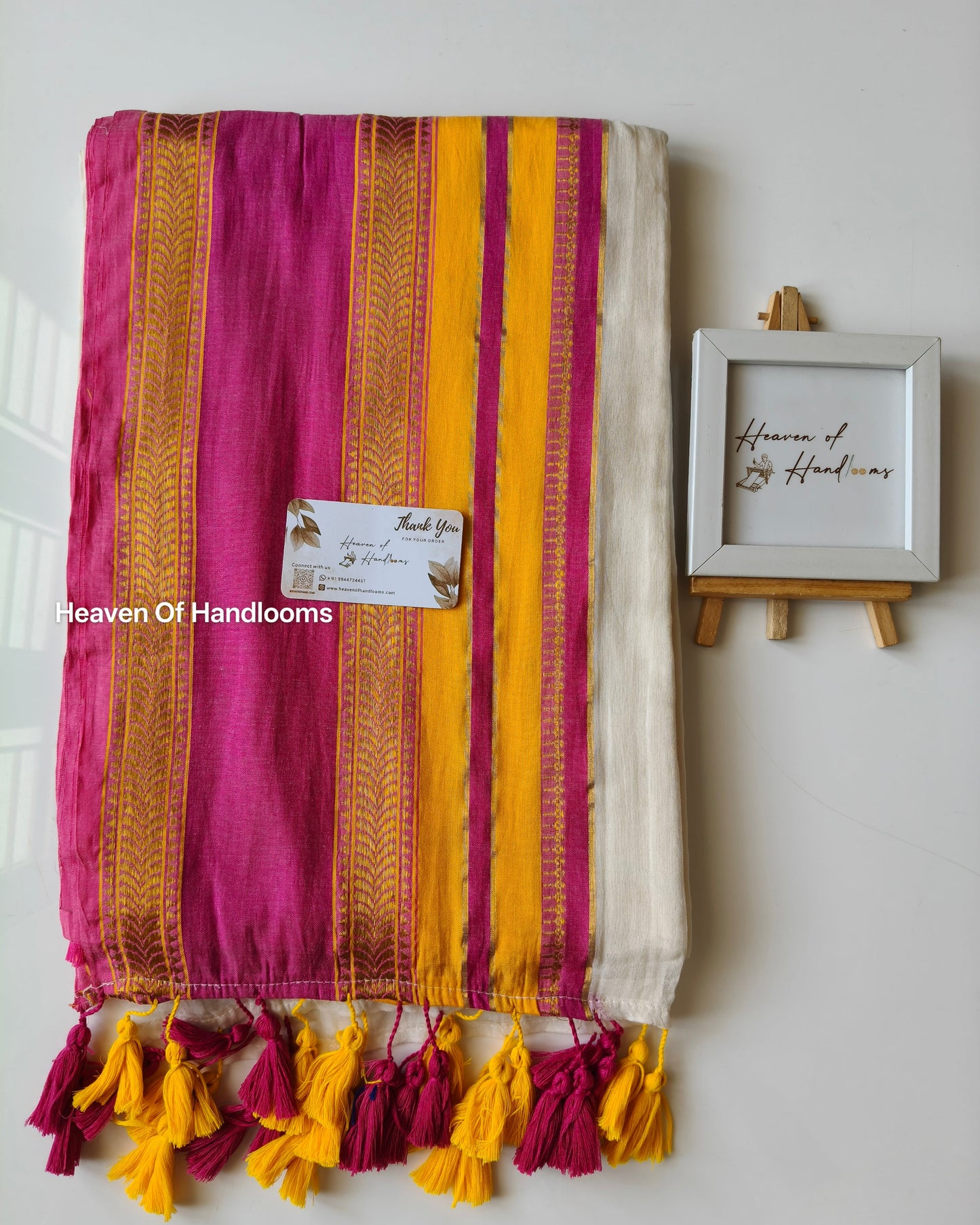Onam-Vishu Saree -Manjal Pink
