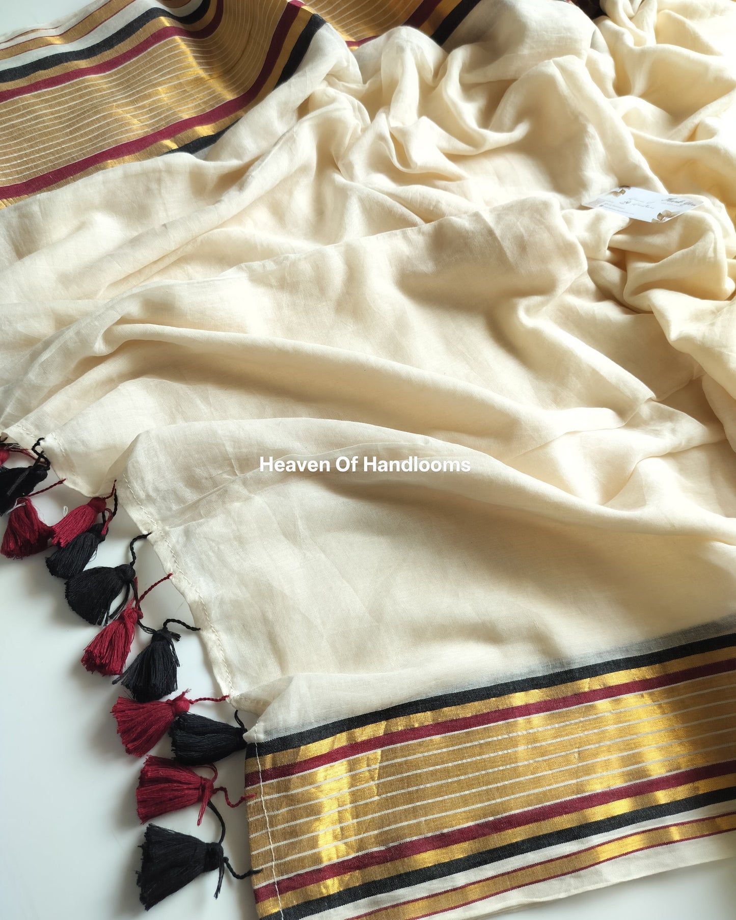 Onam-Vishu Saree -Maroon Black