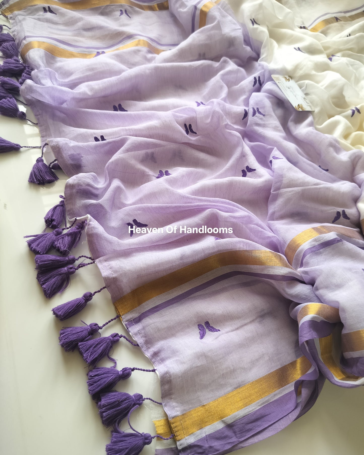 Onam-Vishu Saree - Purple Fly