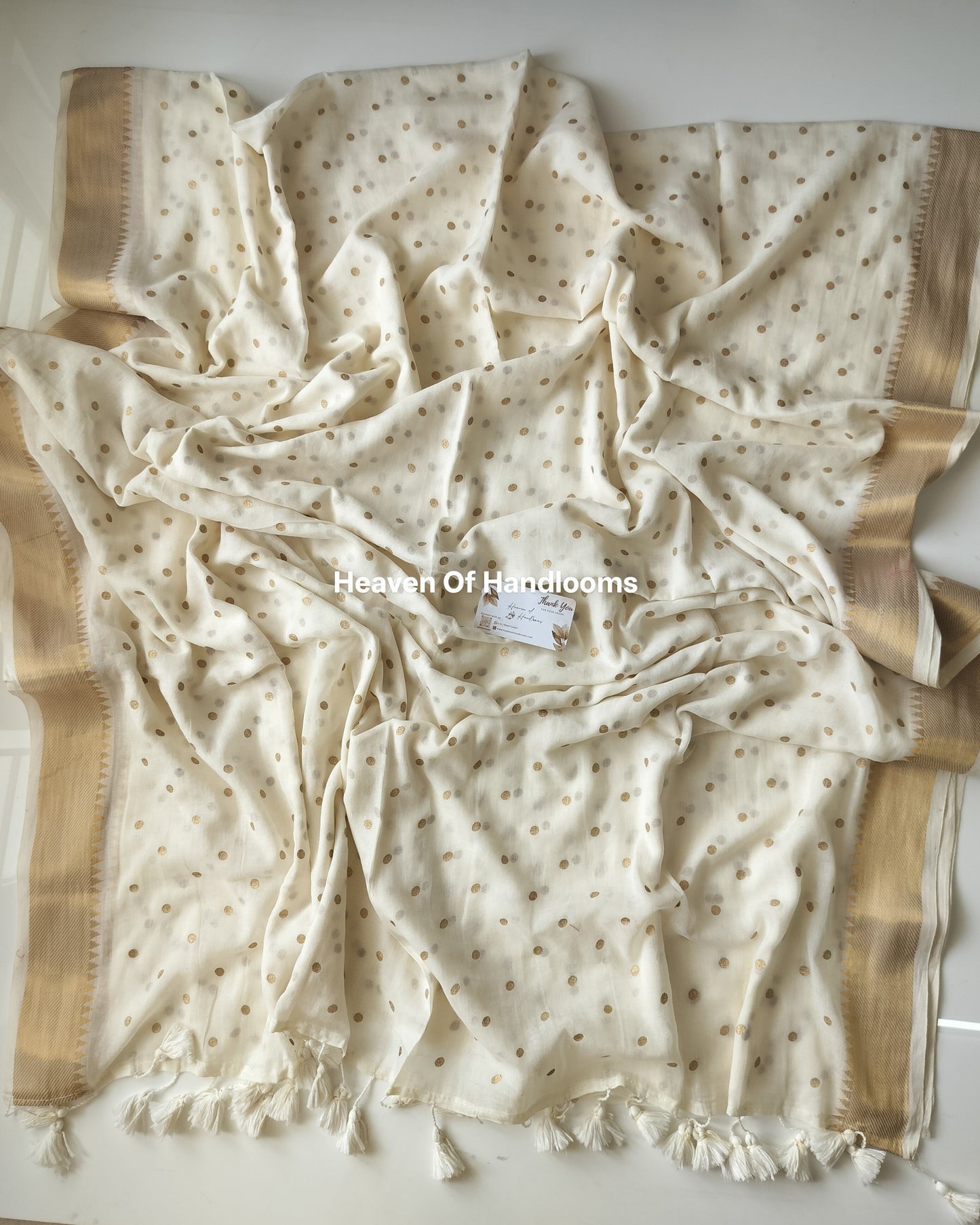 Onam-Vishu Saree -Temple Polka