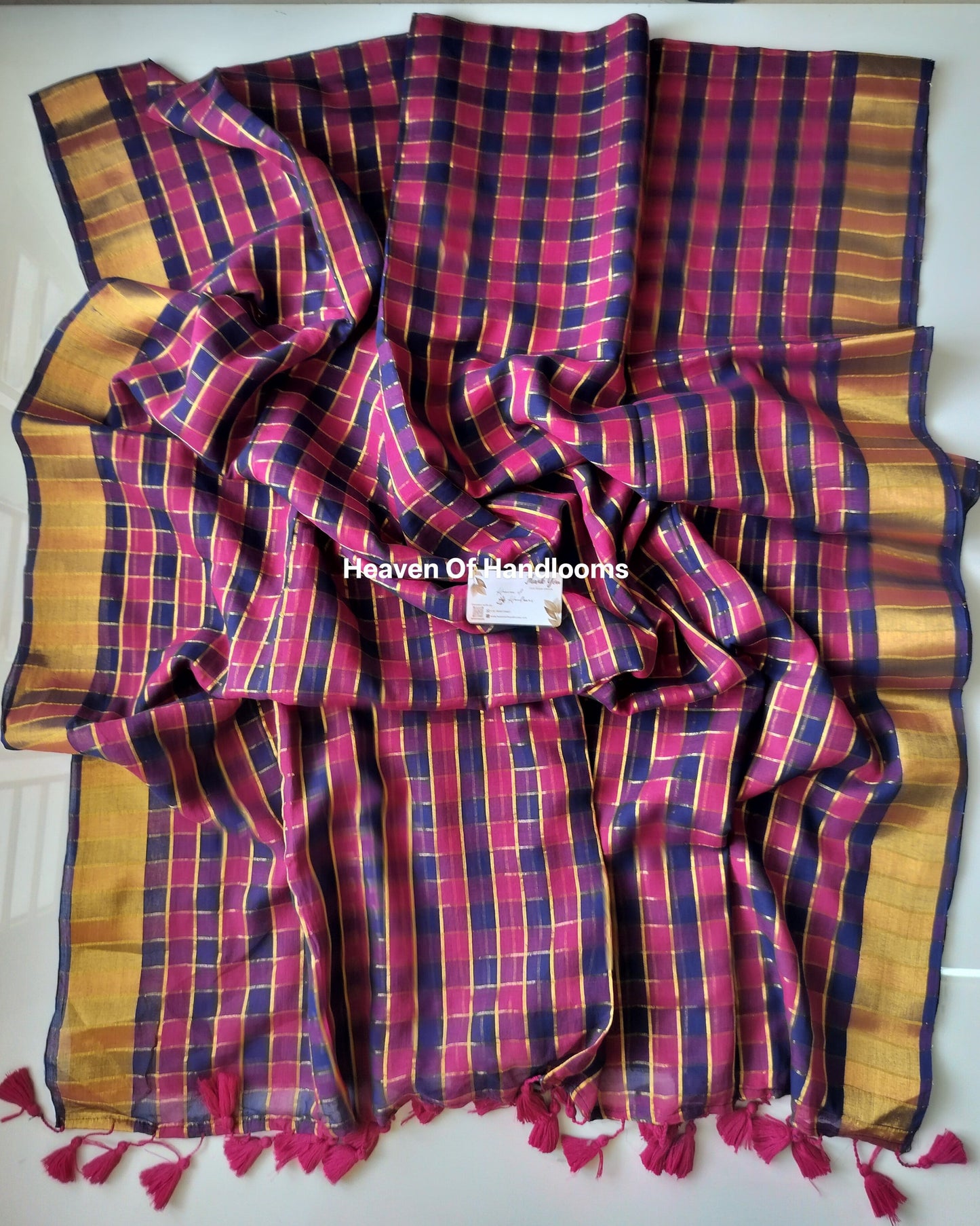 Festive Saree - Nayan Check