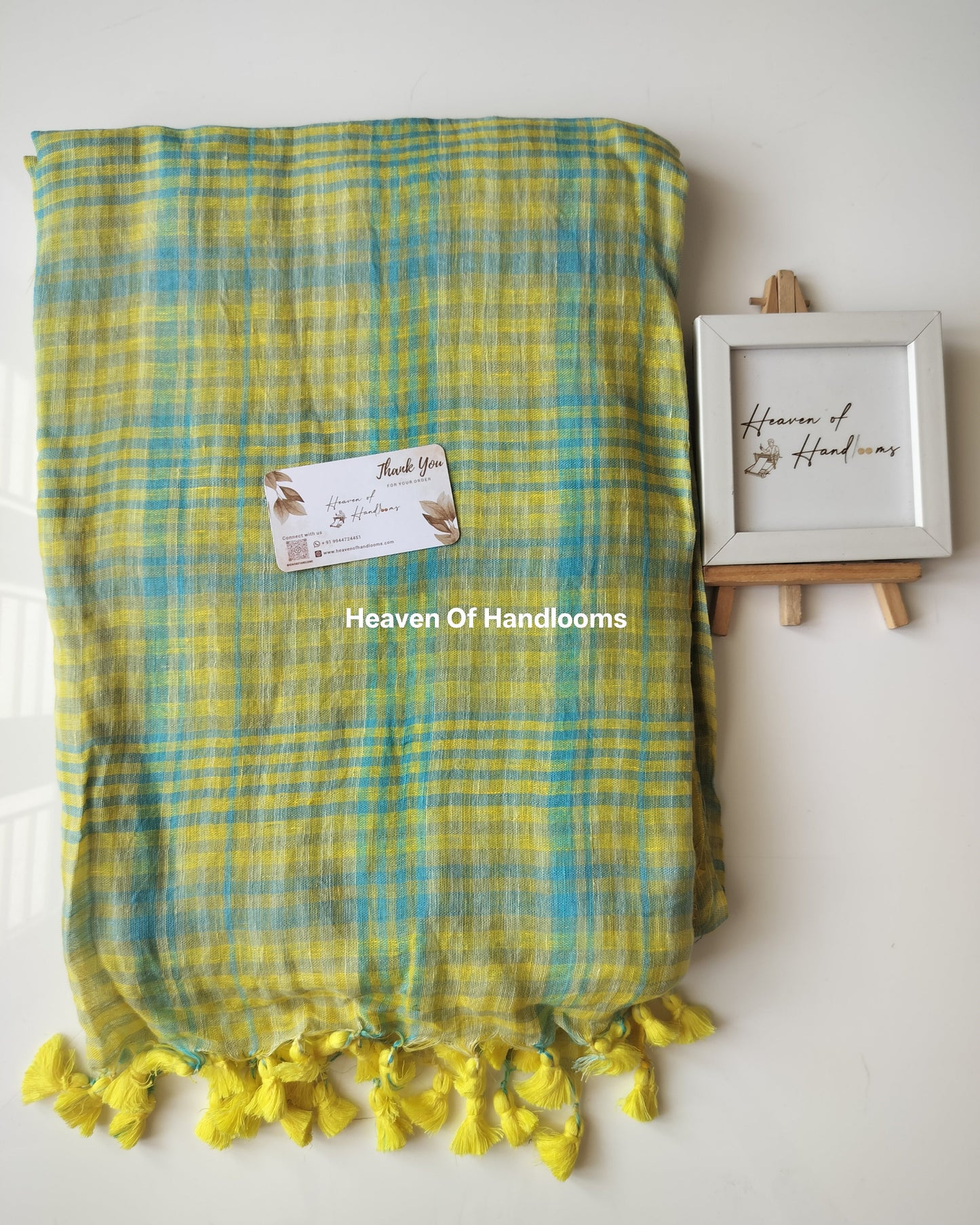 Linen by Linen - Classic Yellow Blue