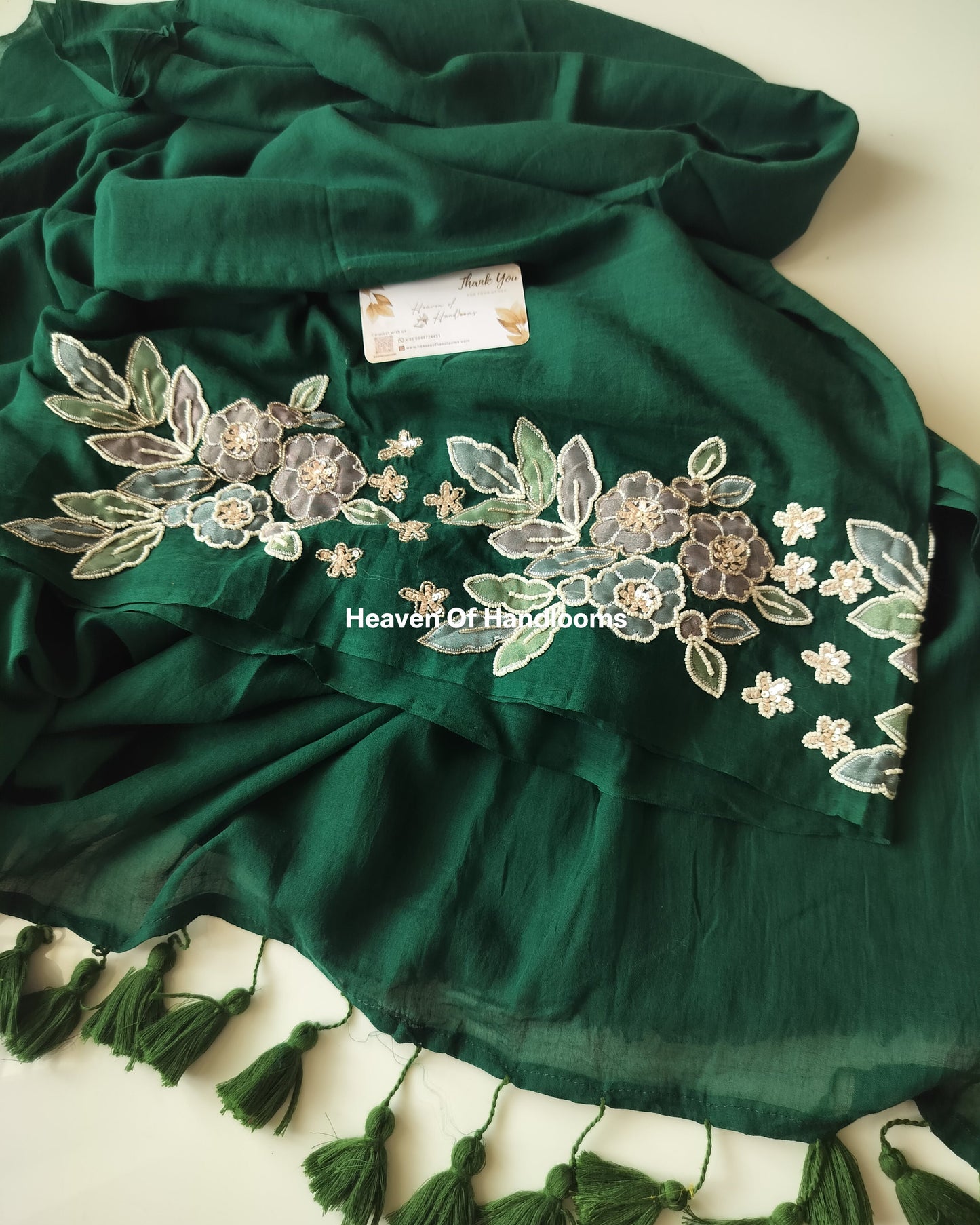 Premium Hand Stitch - Green Katana