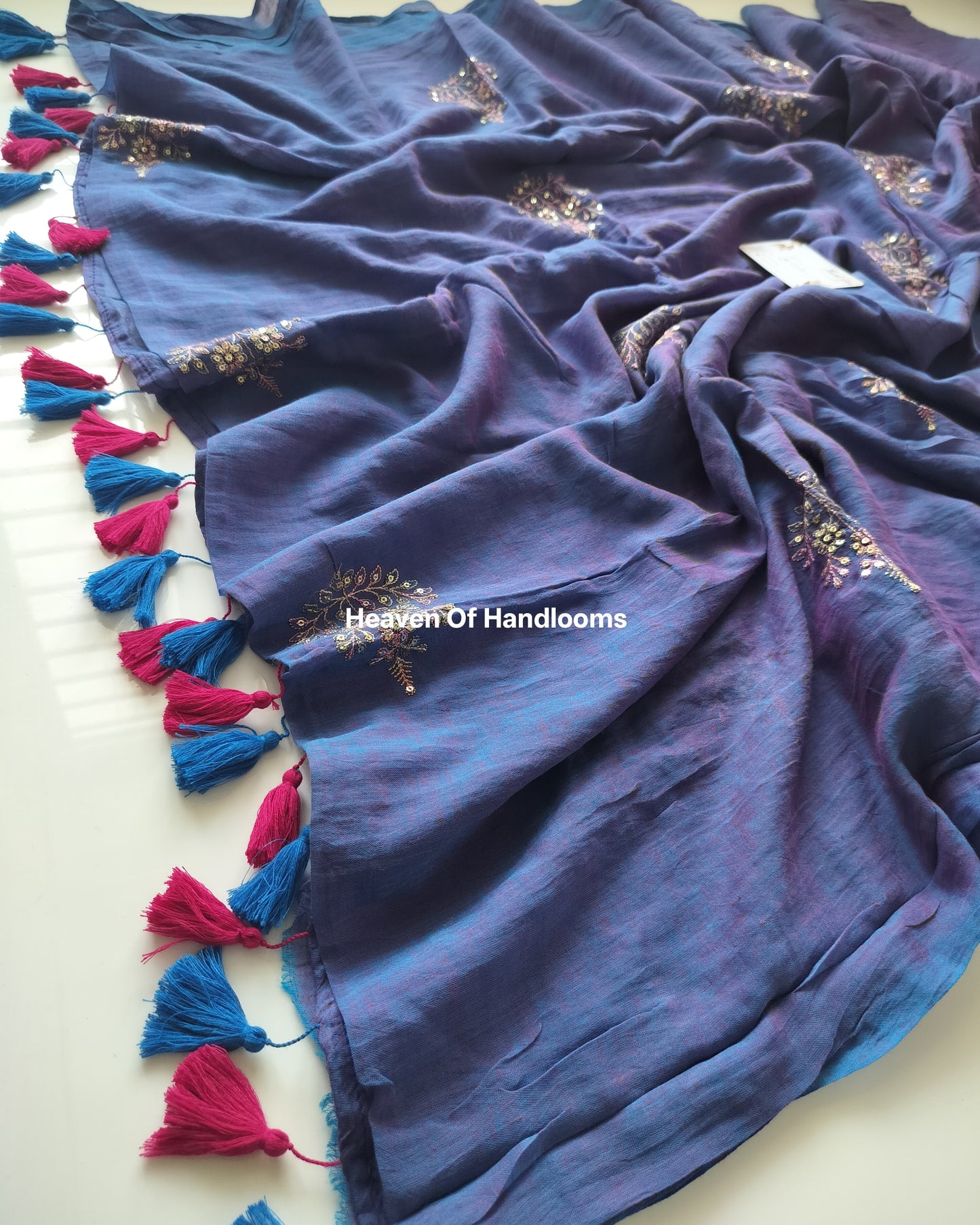 Festive Saree - Dual Floral Seq