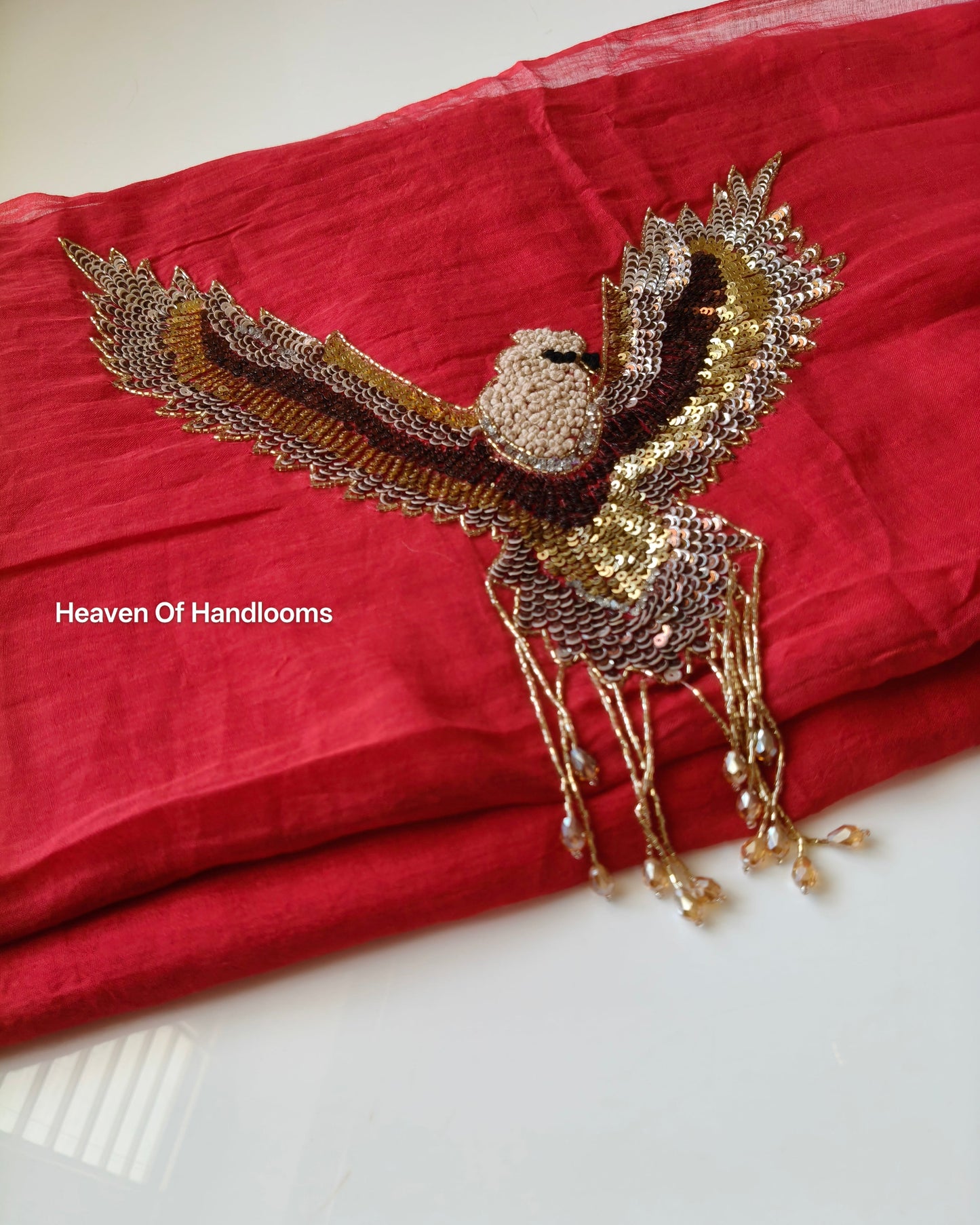 Premium Hand Stitch - Red Eagle