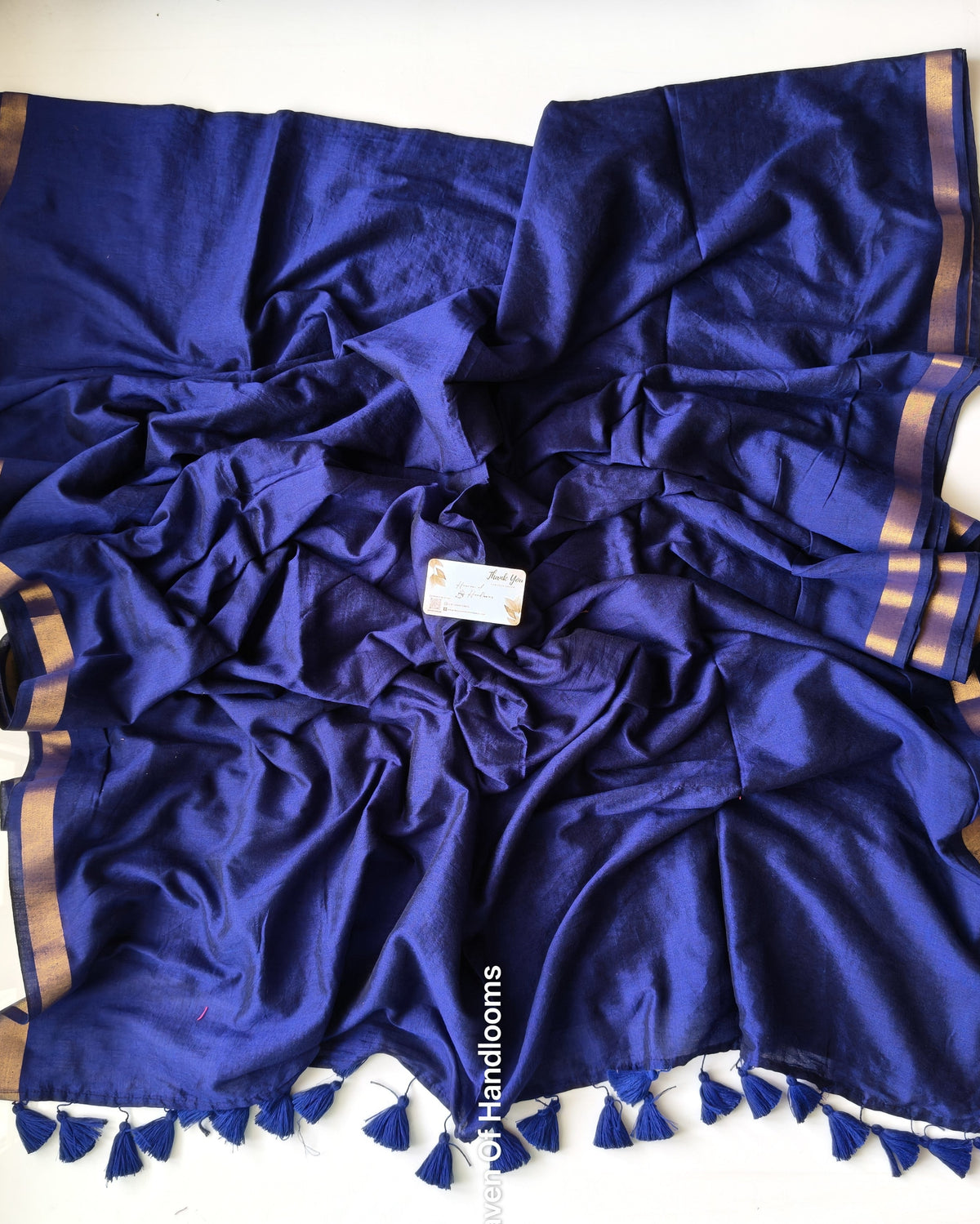 Festive Saree - Purple  Plain  Zari