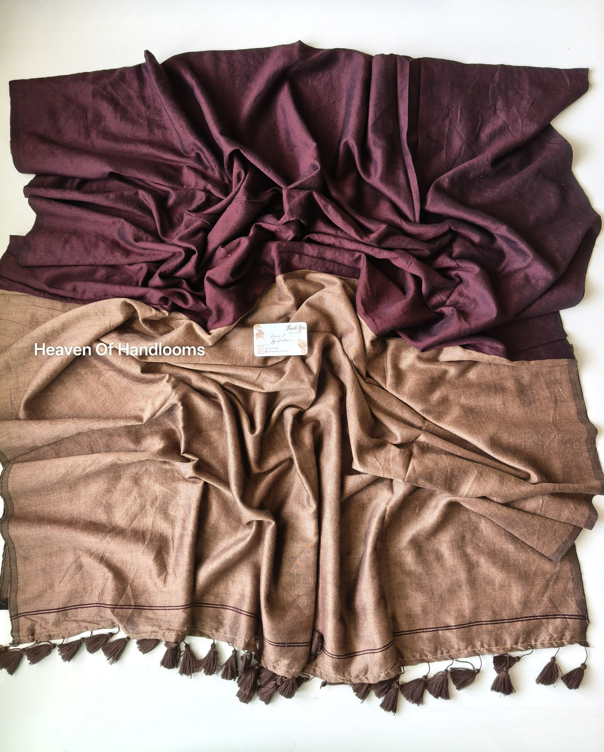 Festive Saree - Deep Wine
