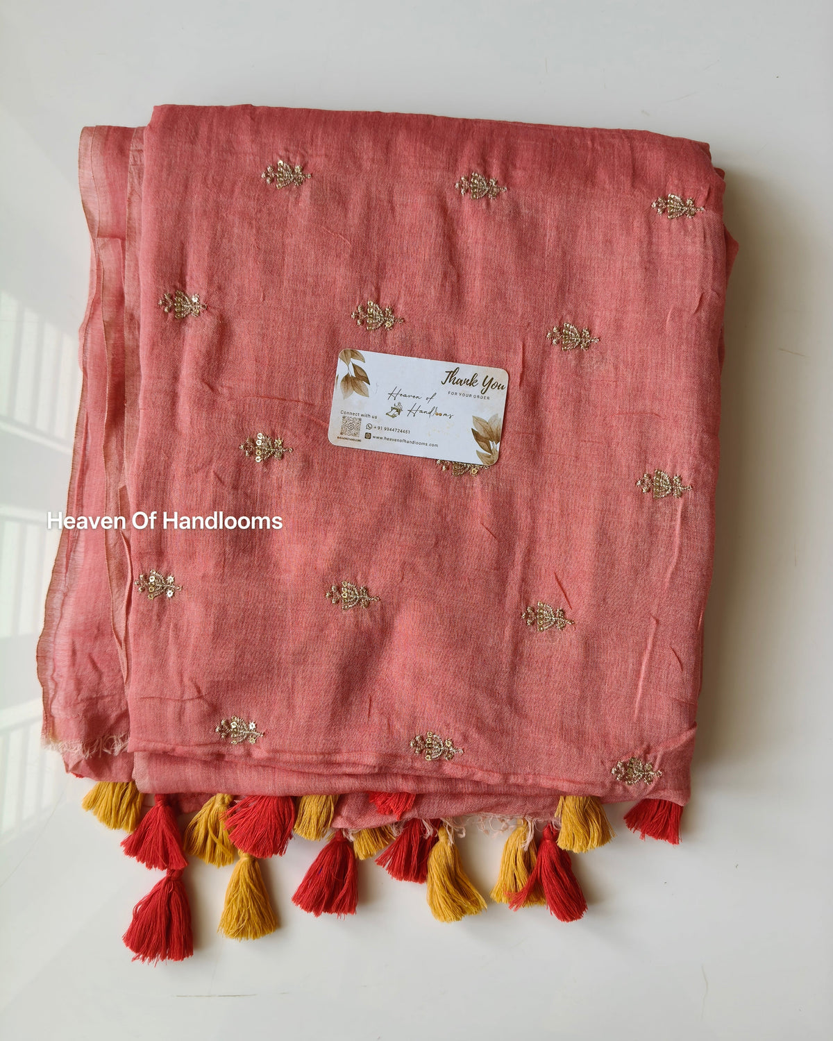 Festive Saree - Dual Floral Seq