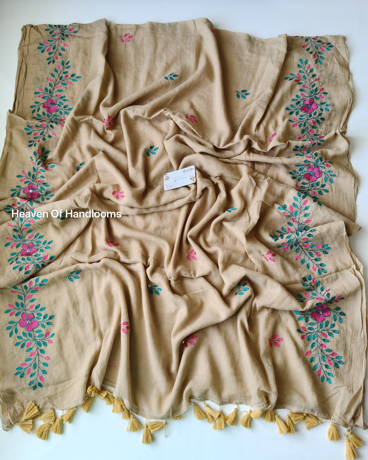 Festive Saree - Dusky Gulab