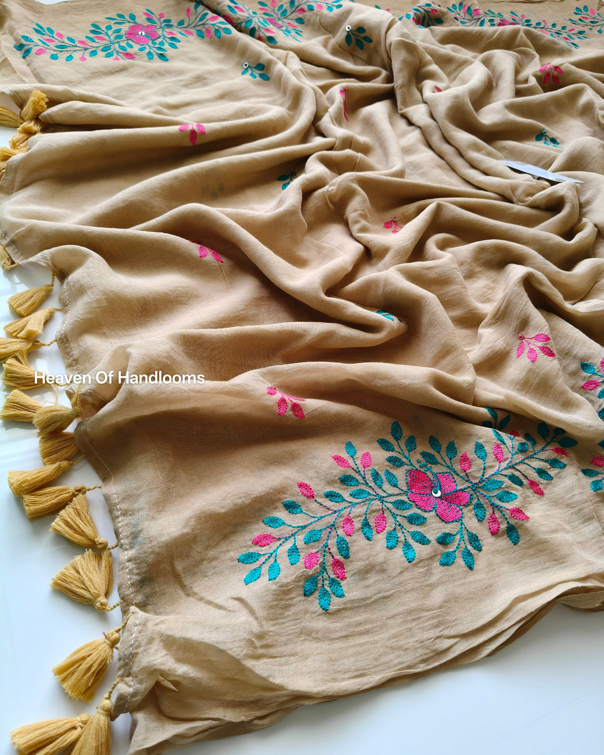 Festive Saree - Dusky Gulab