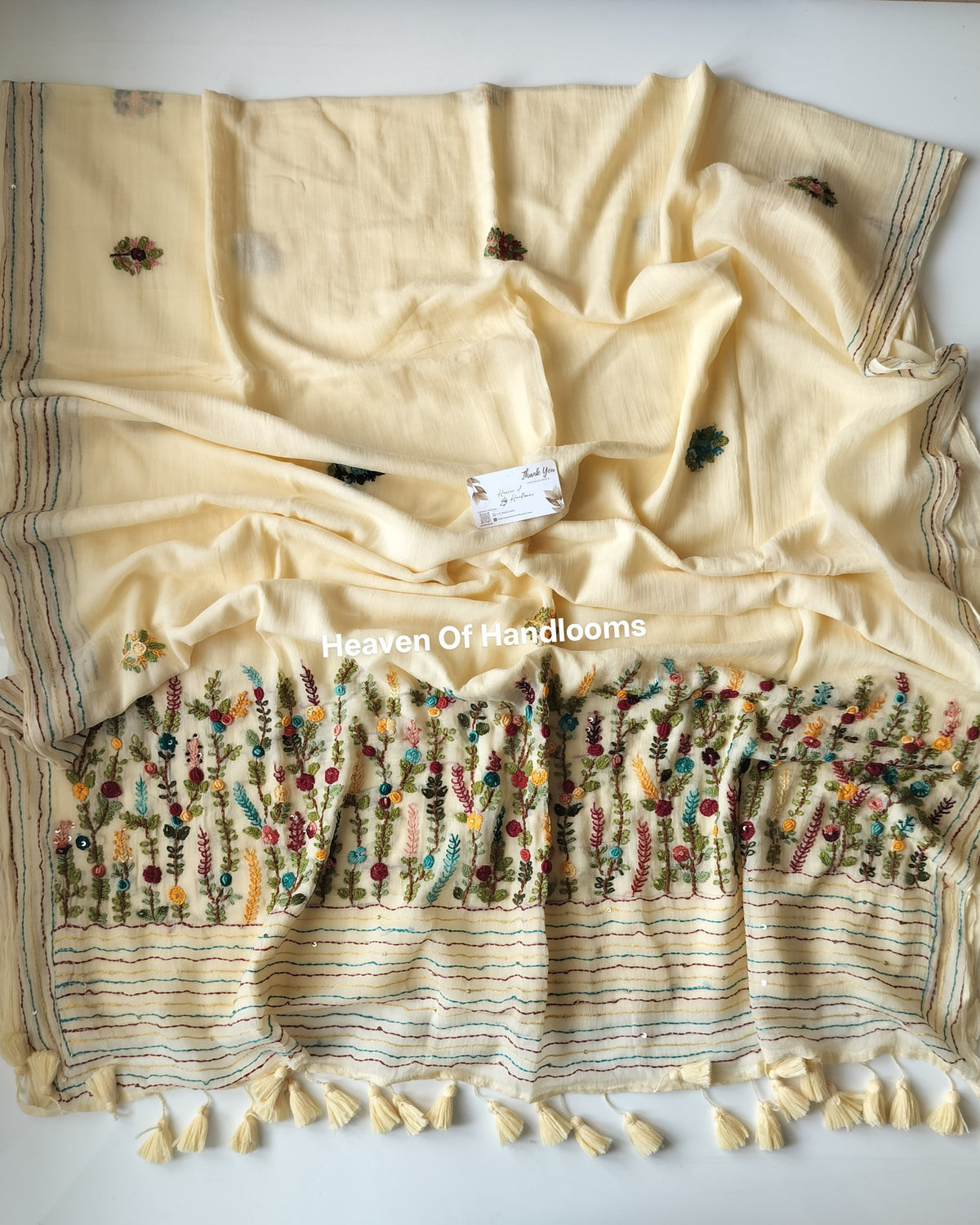 Premium Hand Stitch - Cream Poo Bunch