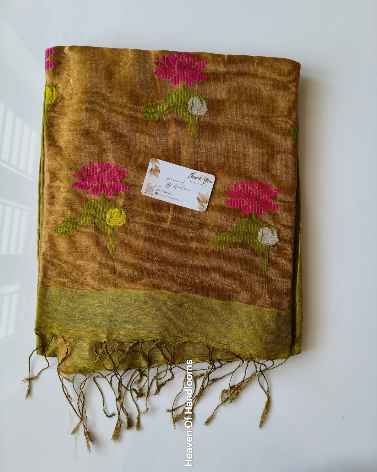 Linen by Silk - Mehandi Rose