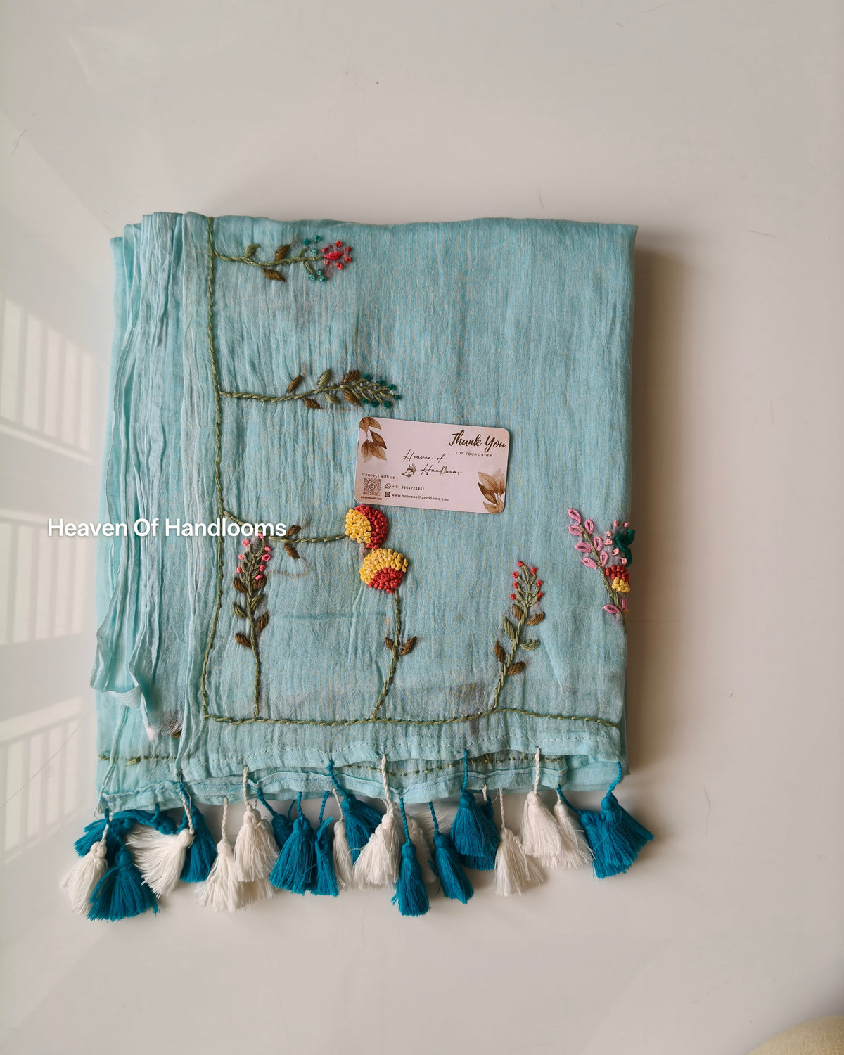 Premium Hand Stitch - Sky Pastel Meadow