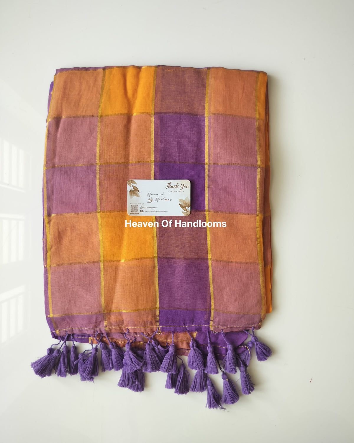Festive Saree - Purple Kattam