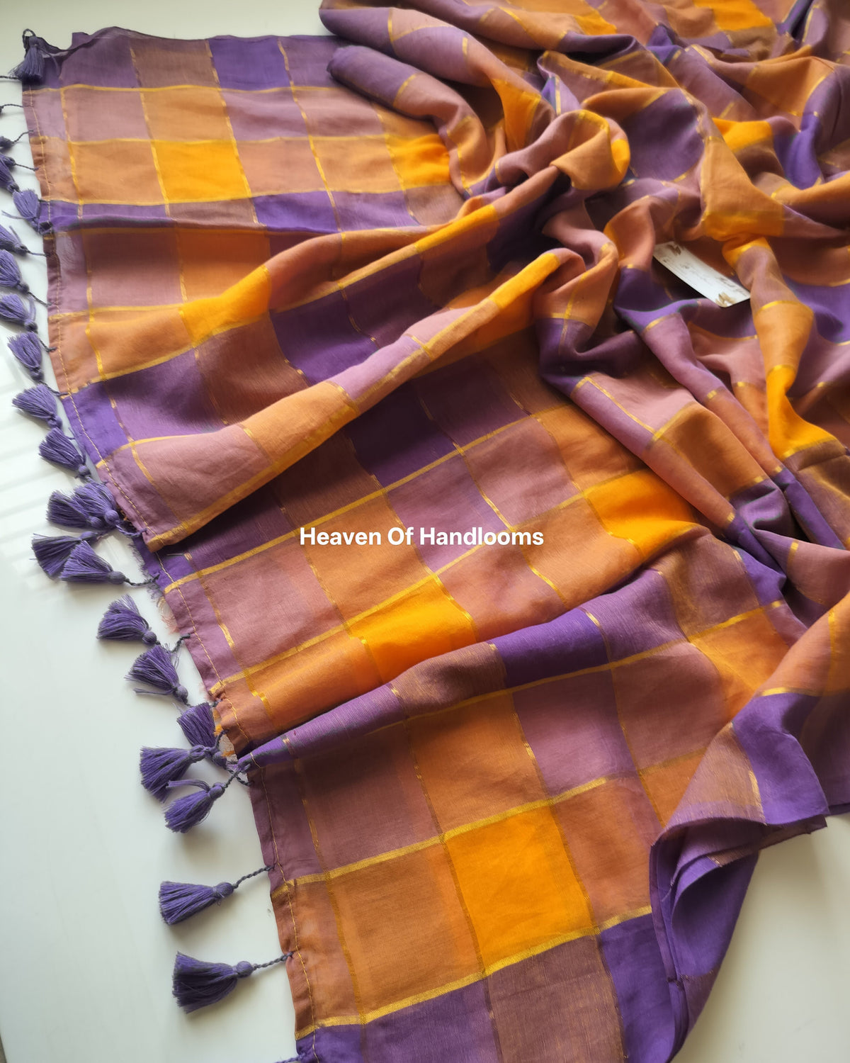 Festive Saree - Purple Kattam