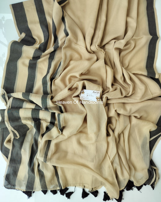 Corporate Choice  - Dark Cream with Black Stripe