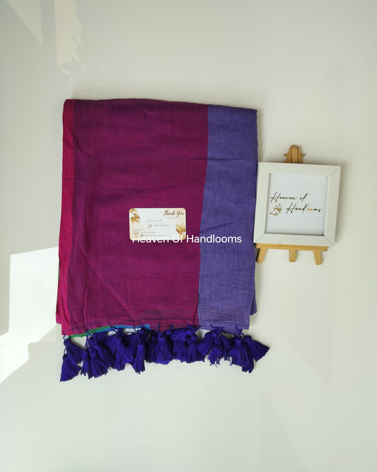 Contemporary Saree - Peacock Shaded