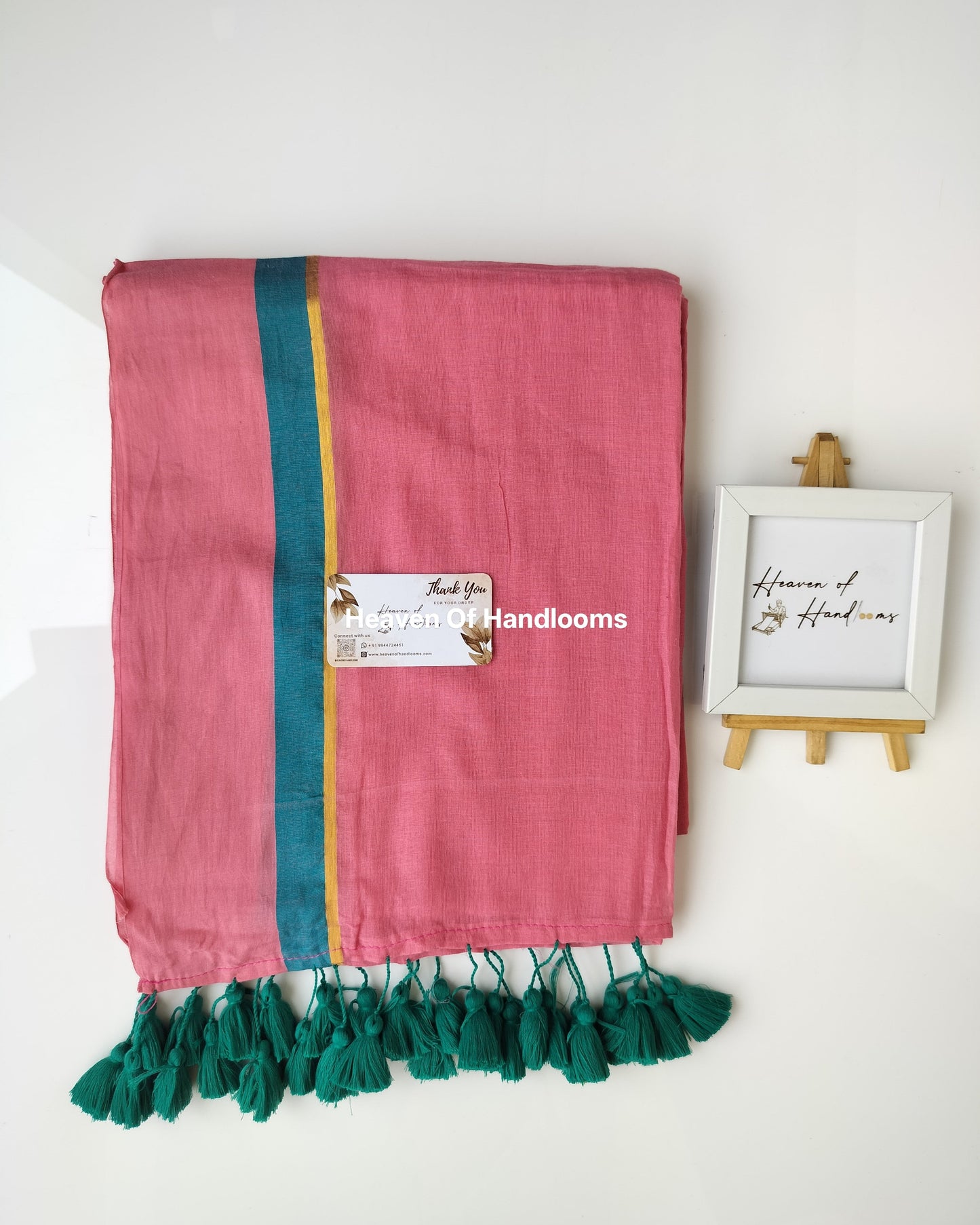 Corporate Choice  - Dusty Rose with Peacock Green Border