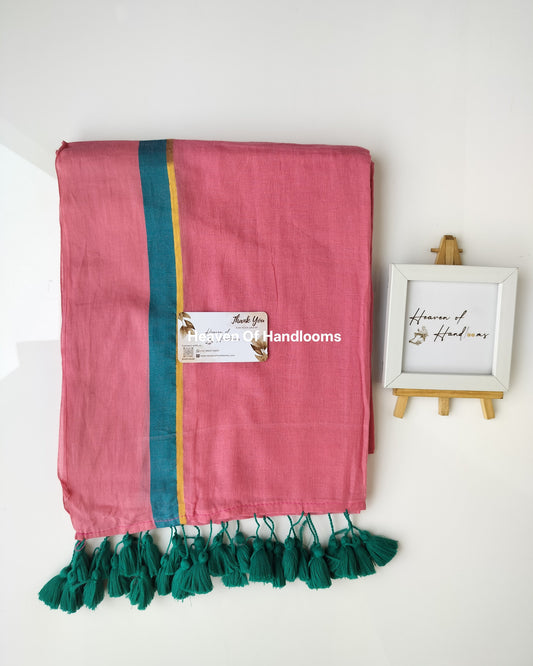 Corporate Choice  - Dusty Rose with Peacock Green Border