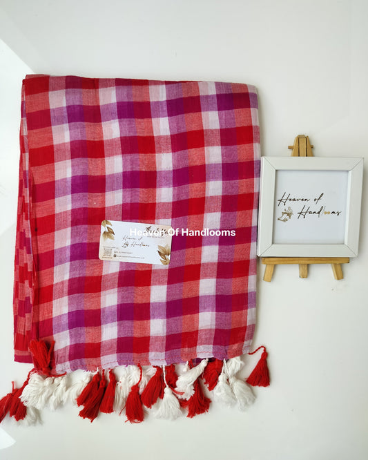 Corporate Choice  - Red Purple Check