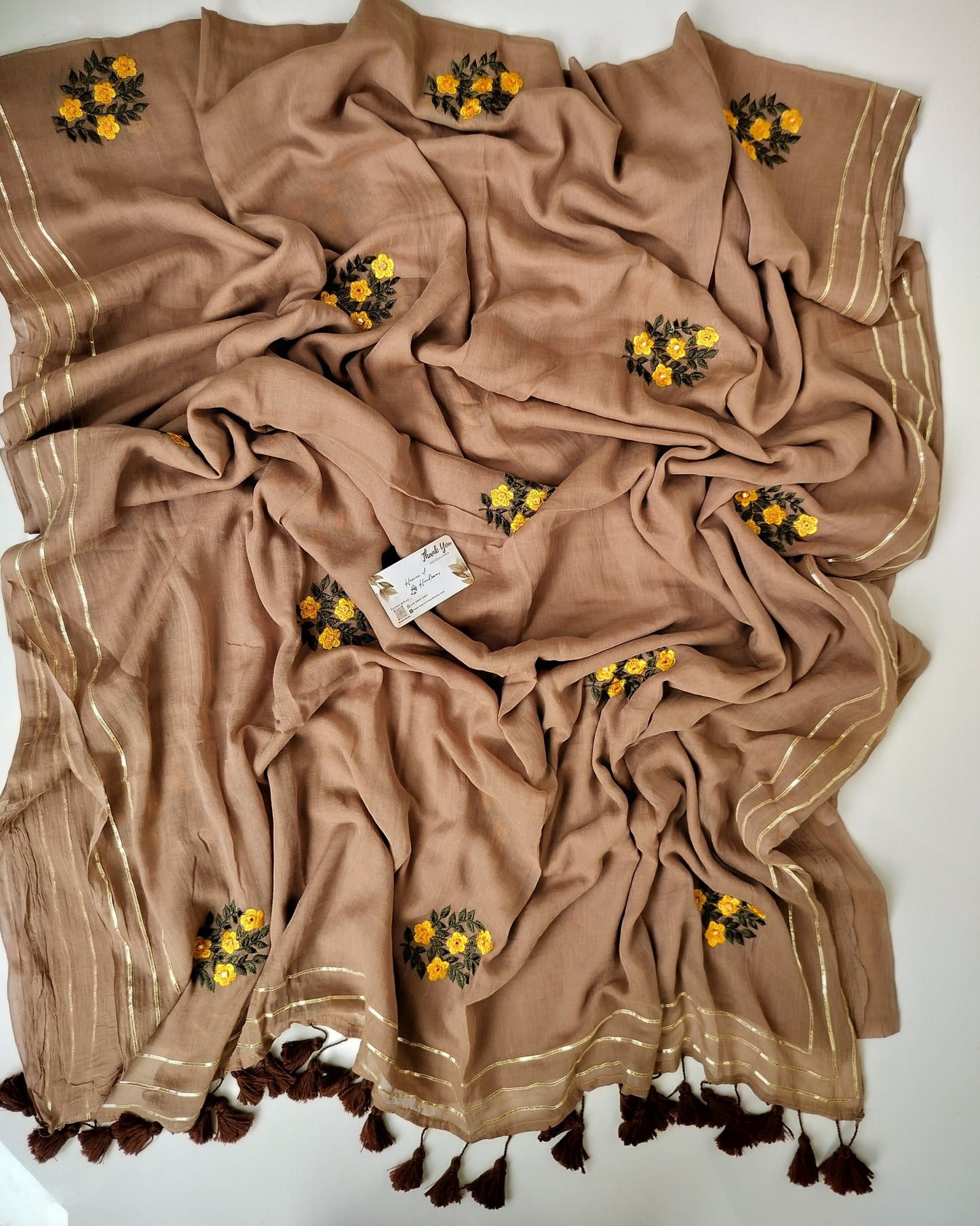 Festive Saree - Choco Flower Bouquet