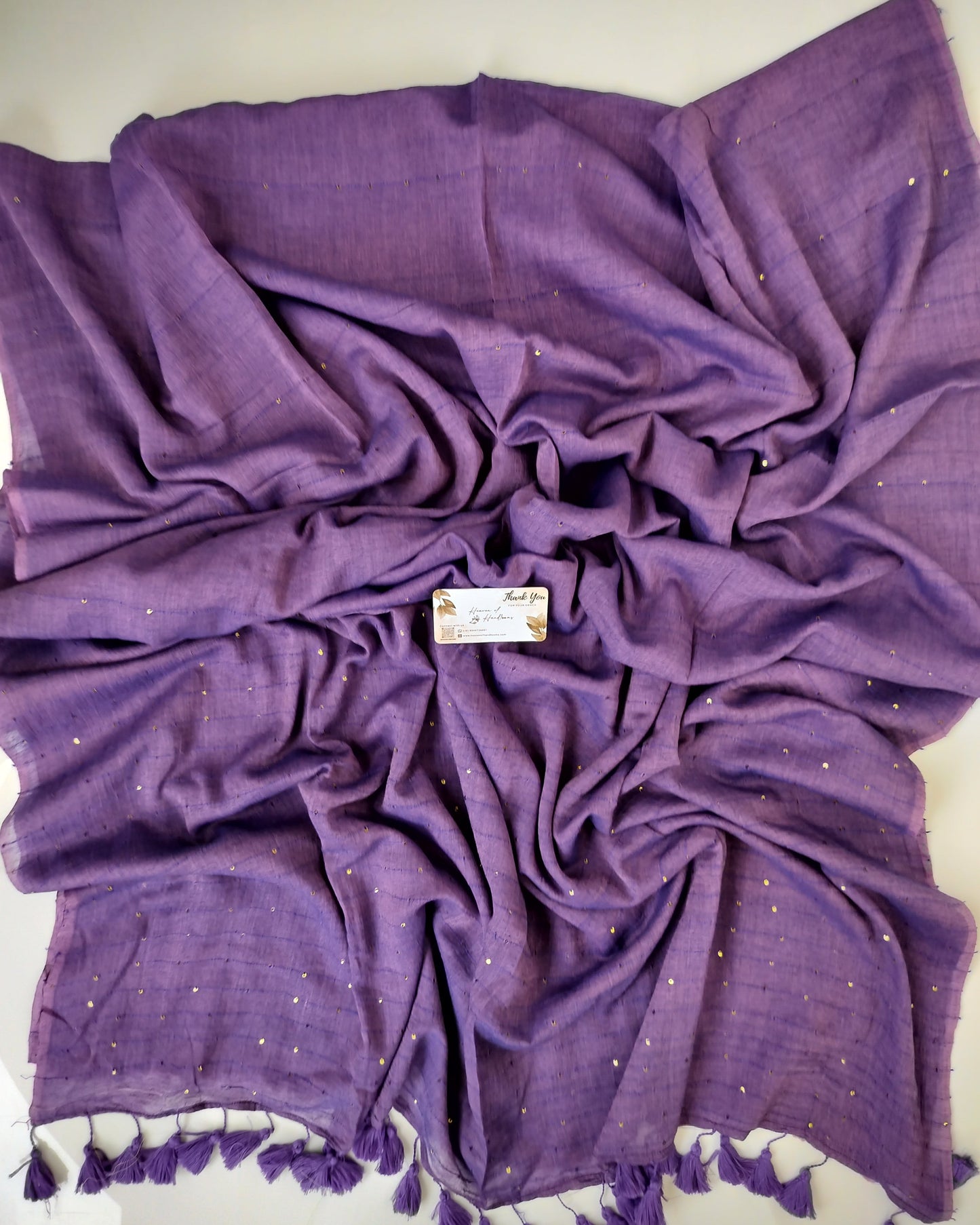 Contemporary Saree - Purple Jonaki