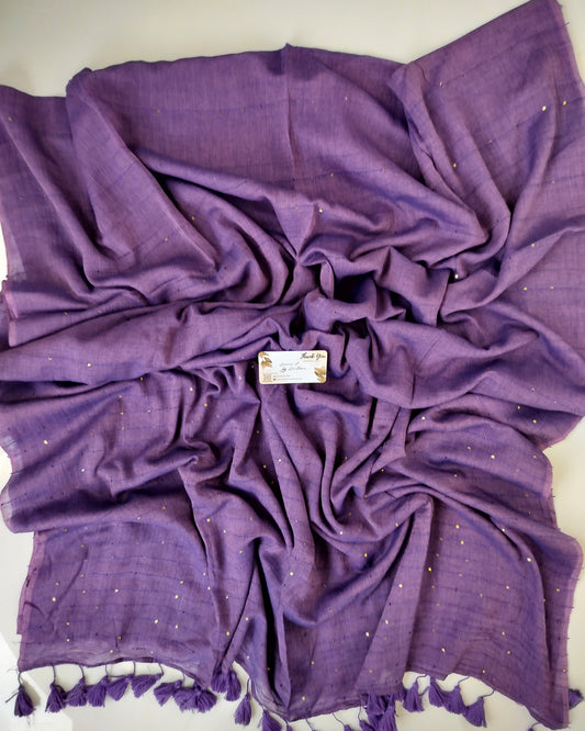 Contemporary Saree - Purple Jonaki