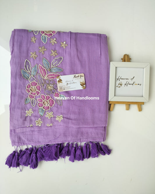 Premium Hand Stitch - Purple Pink Katdana