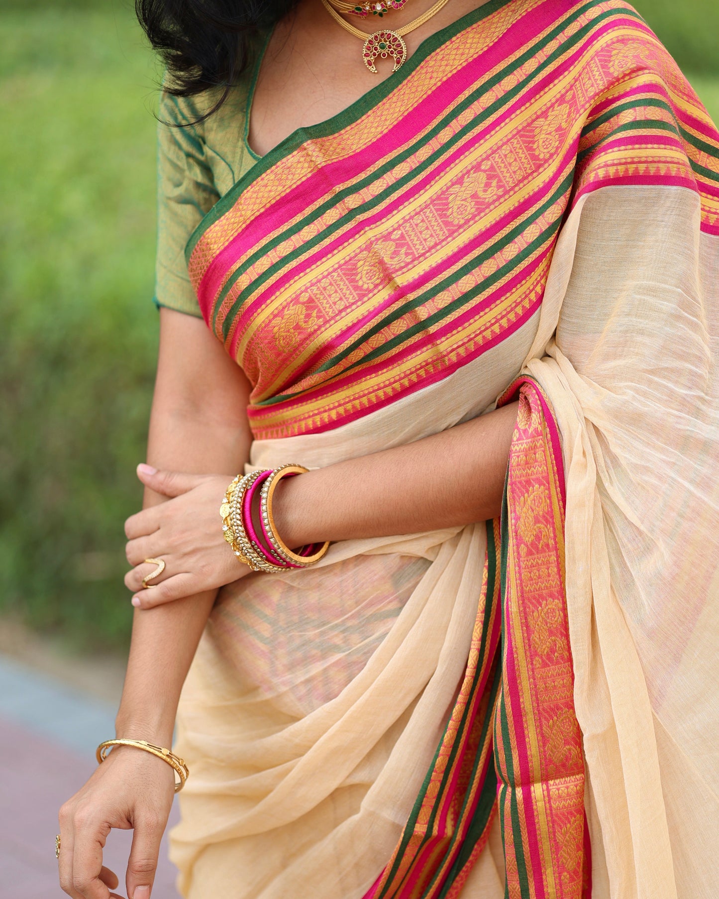 Onam-Vishu Saree -Sri Kanchi