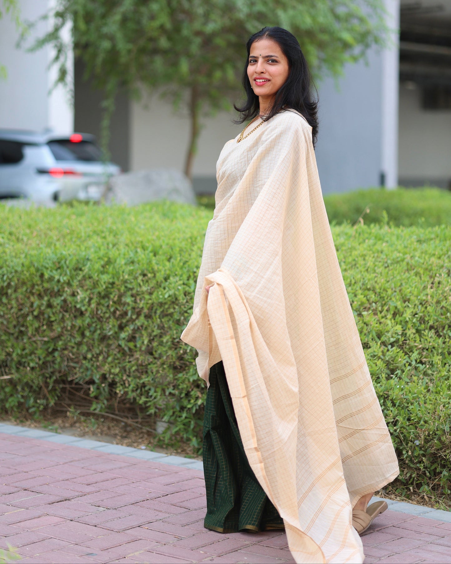 Sri Zari Kattam Half And Half