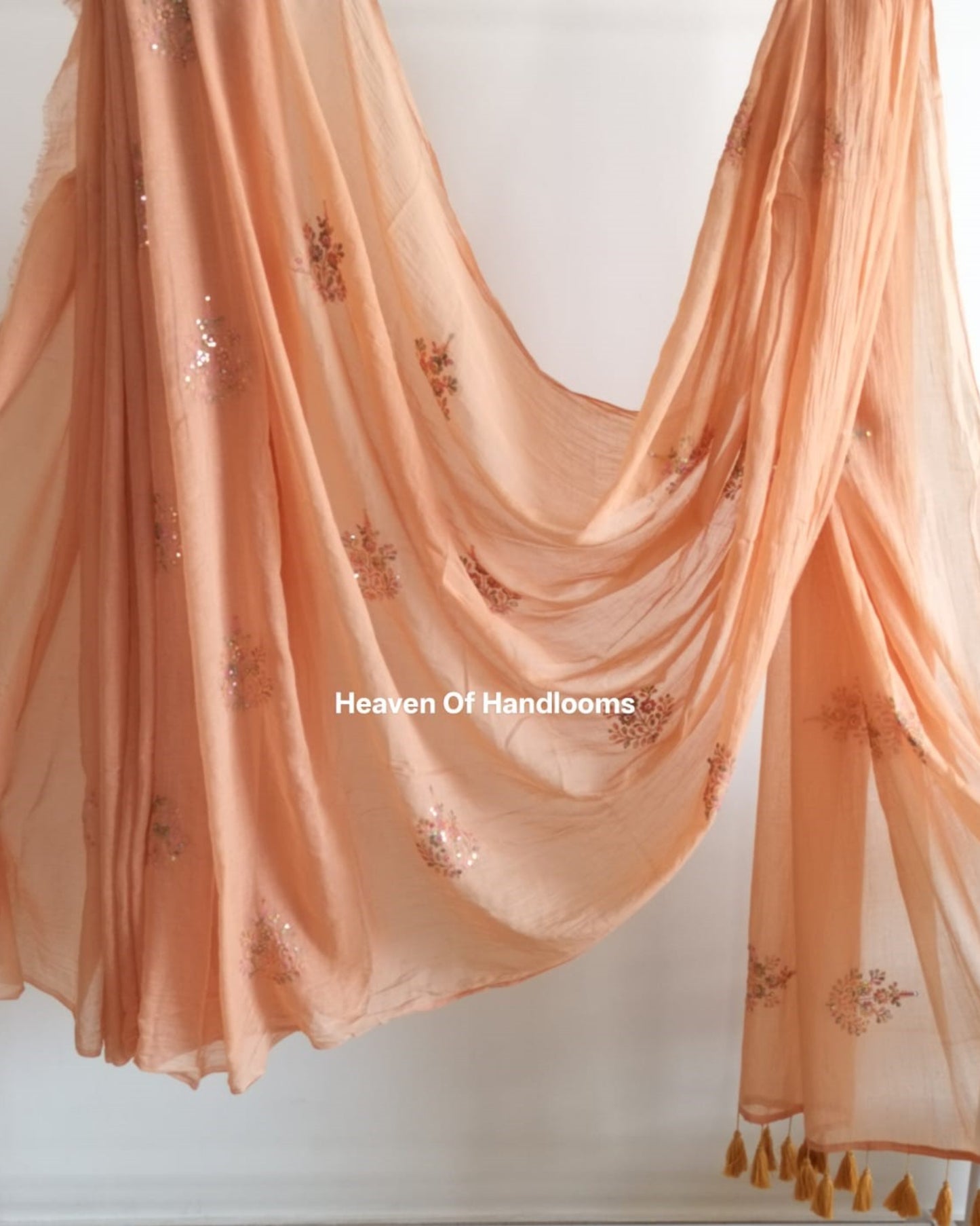 Festive Saree - Biscuit Rangoli
