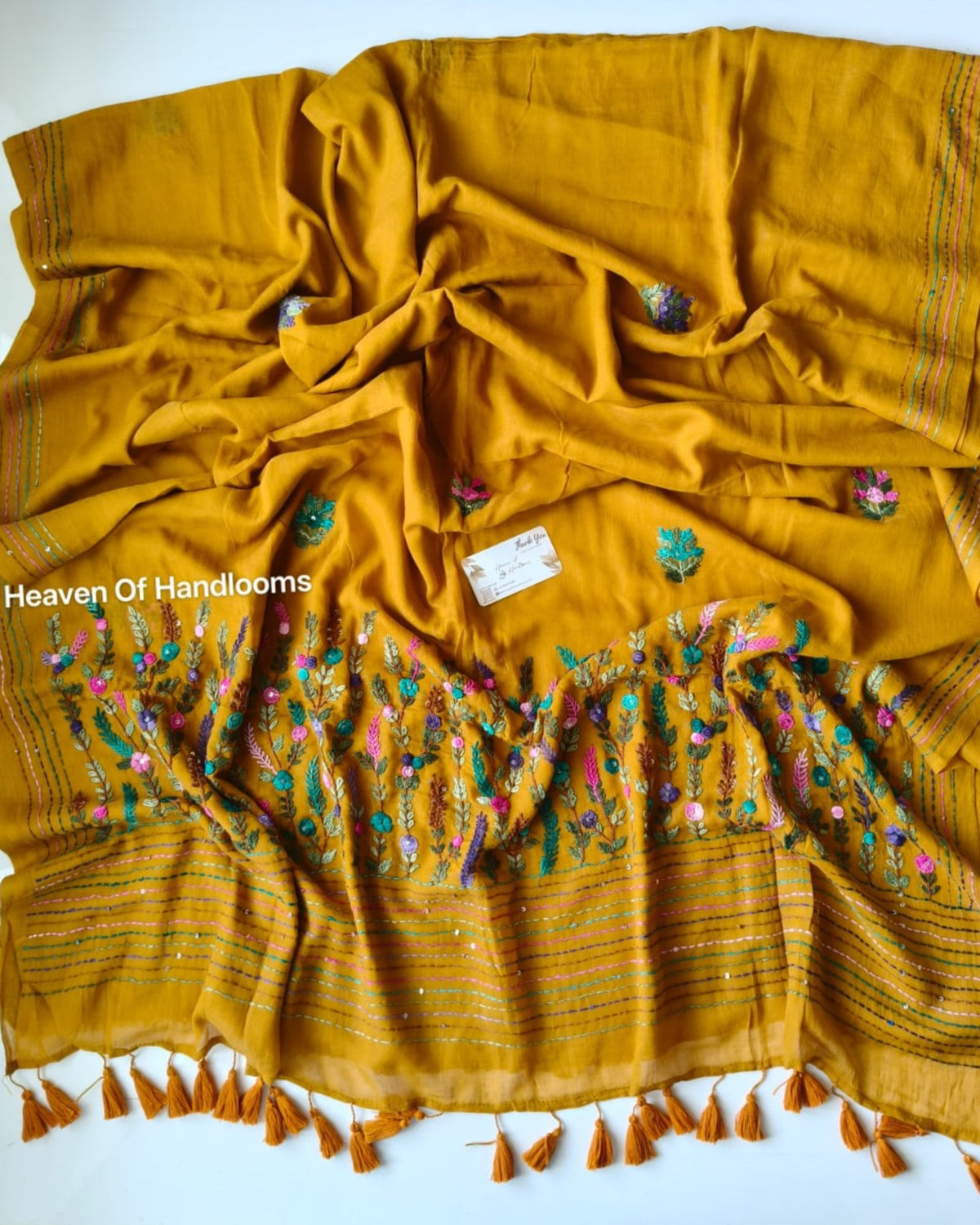 Premium Hand Stitch - Must Mustard