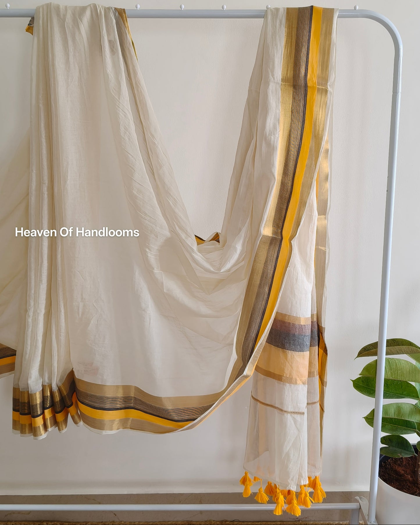 Onam-Vishu Saree - Manjal Border